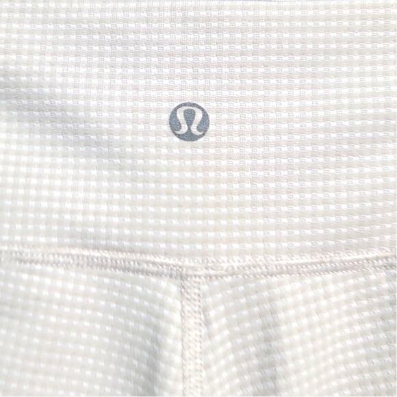 Lululemon Wunder Under Crop Leggings Gingham Size 6 - Picture 4 of 5